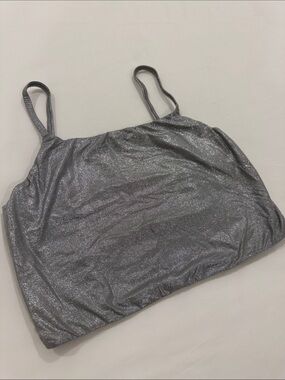 SKIMS Silver Shimmer Bralette